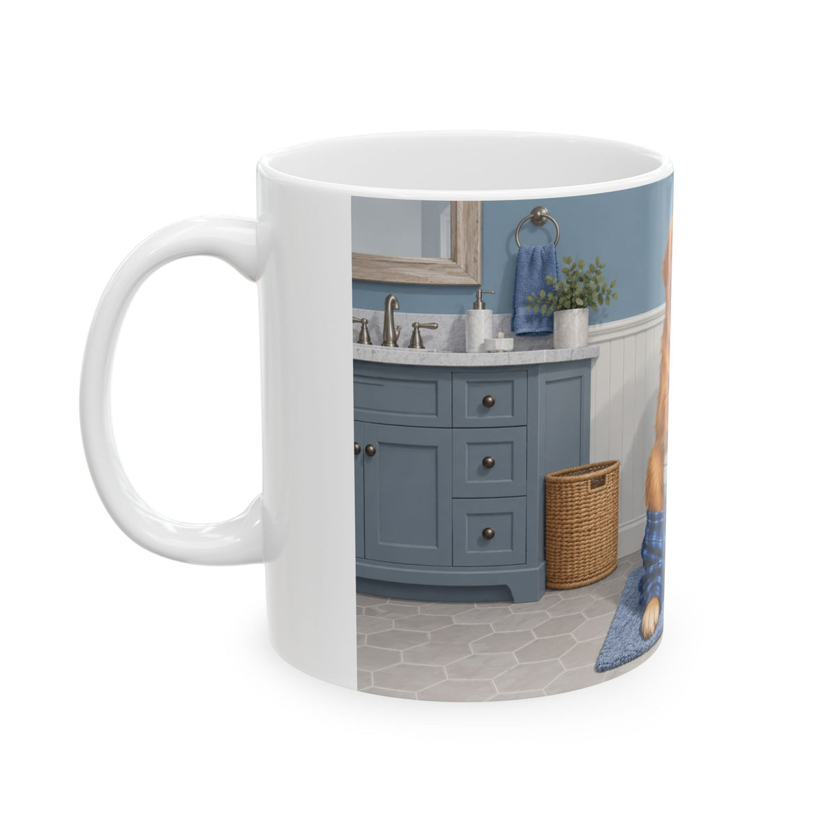 Sit & Scroll Custom Pet Mug