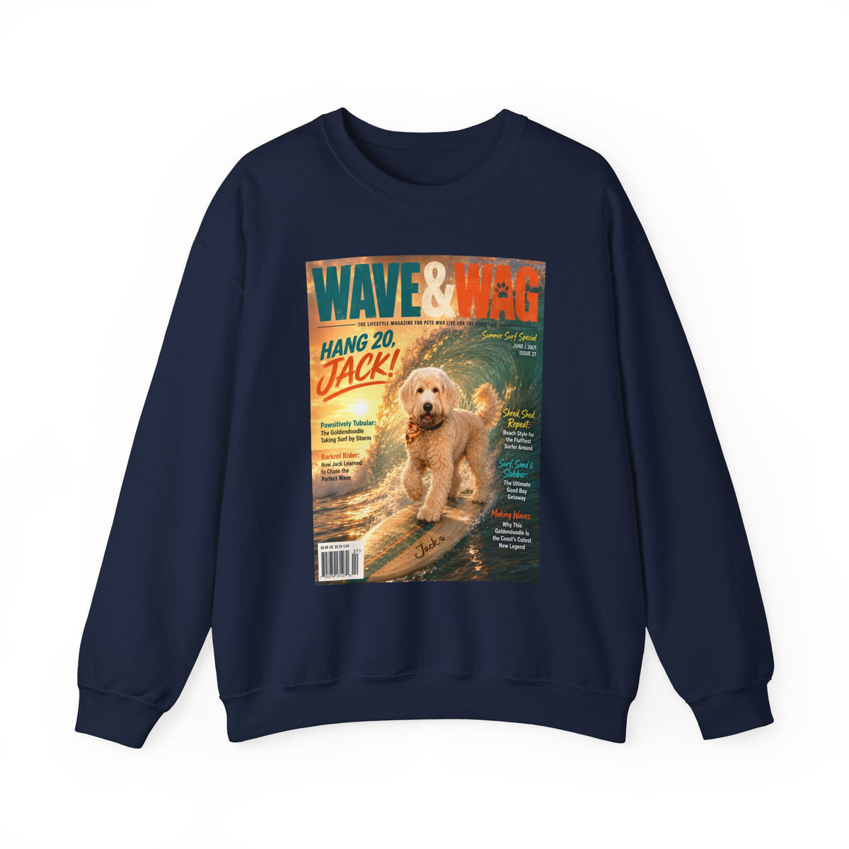 Wave & Wag Custom Pet Crewneck