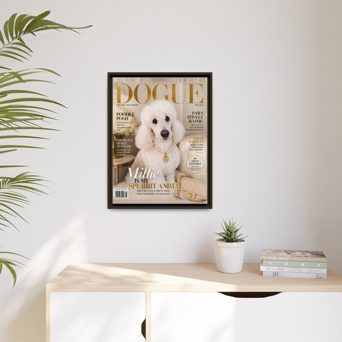 Dogue Custom Pet Framed Canvas