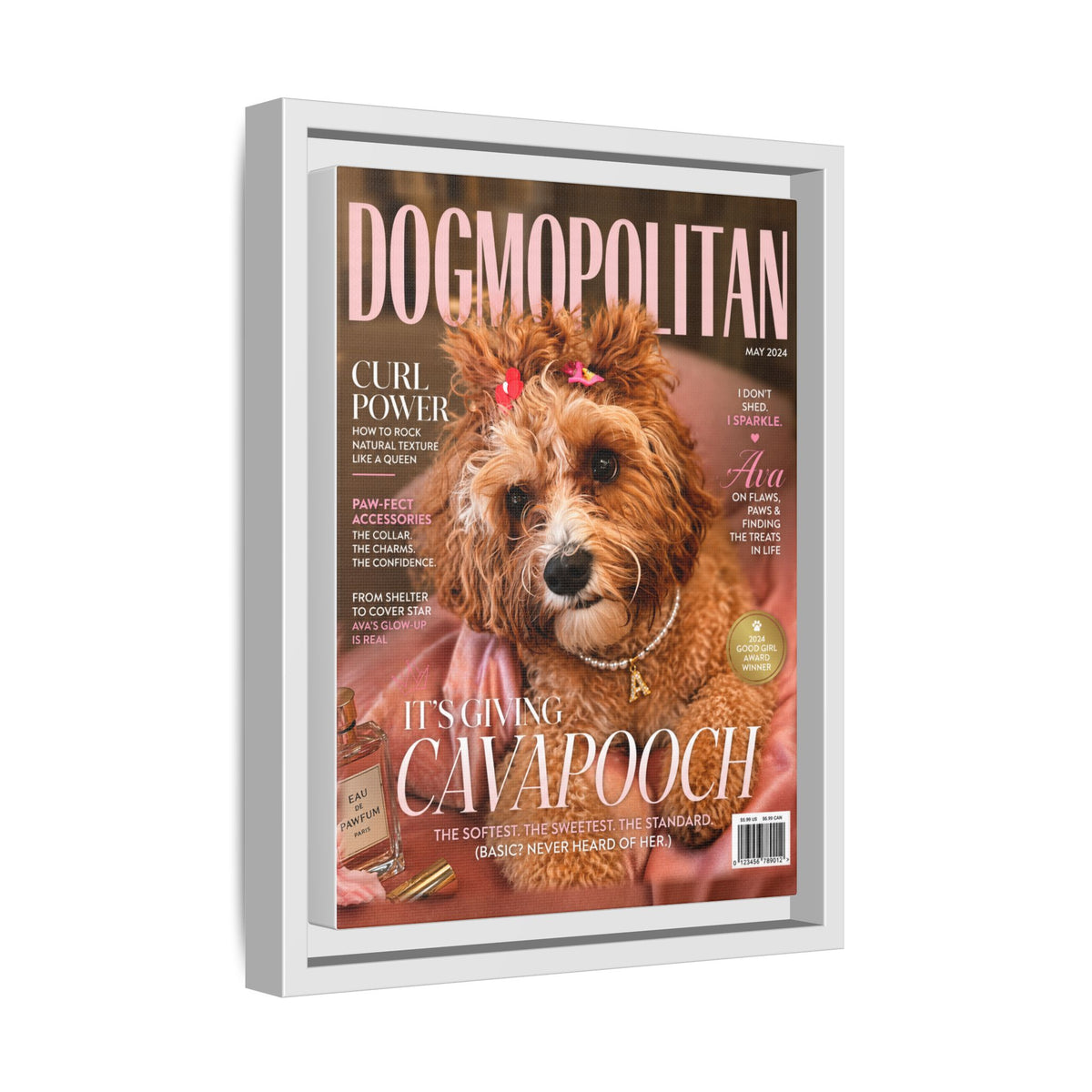 Dogmopolitan Custom Pet Framed Canvas