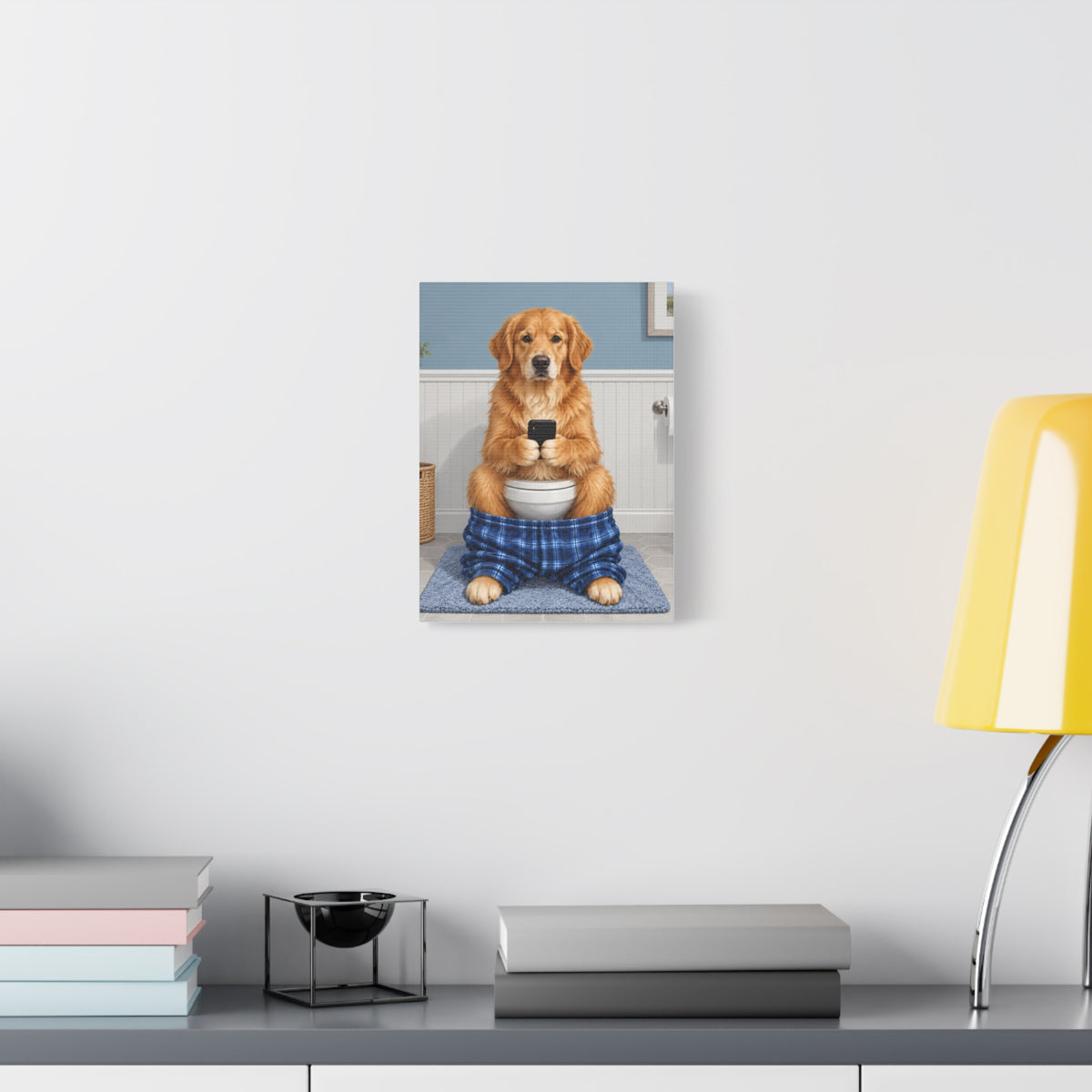 Sit & Scroll Custom Pet Canvas