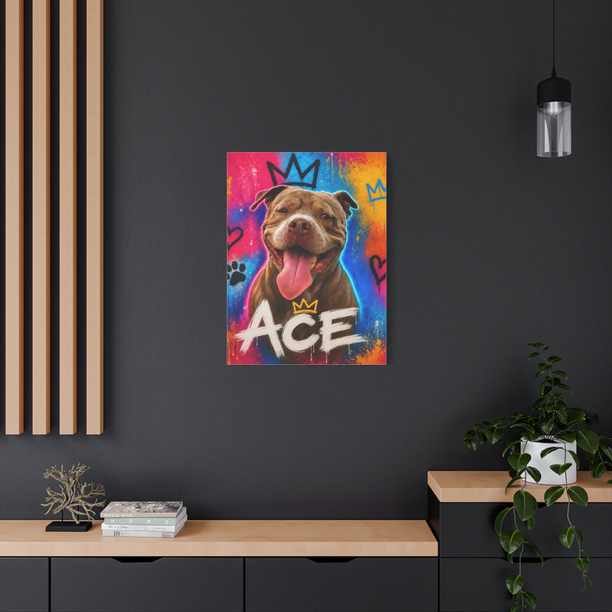 Street Art Custom Pet Canvas