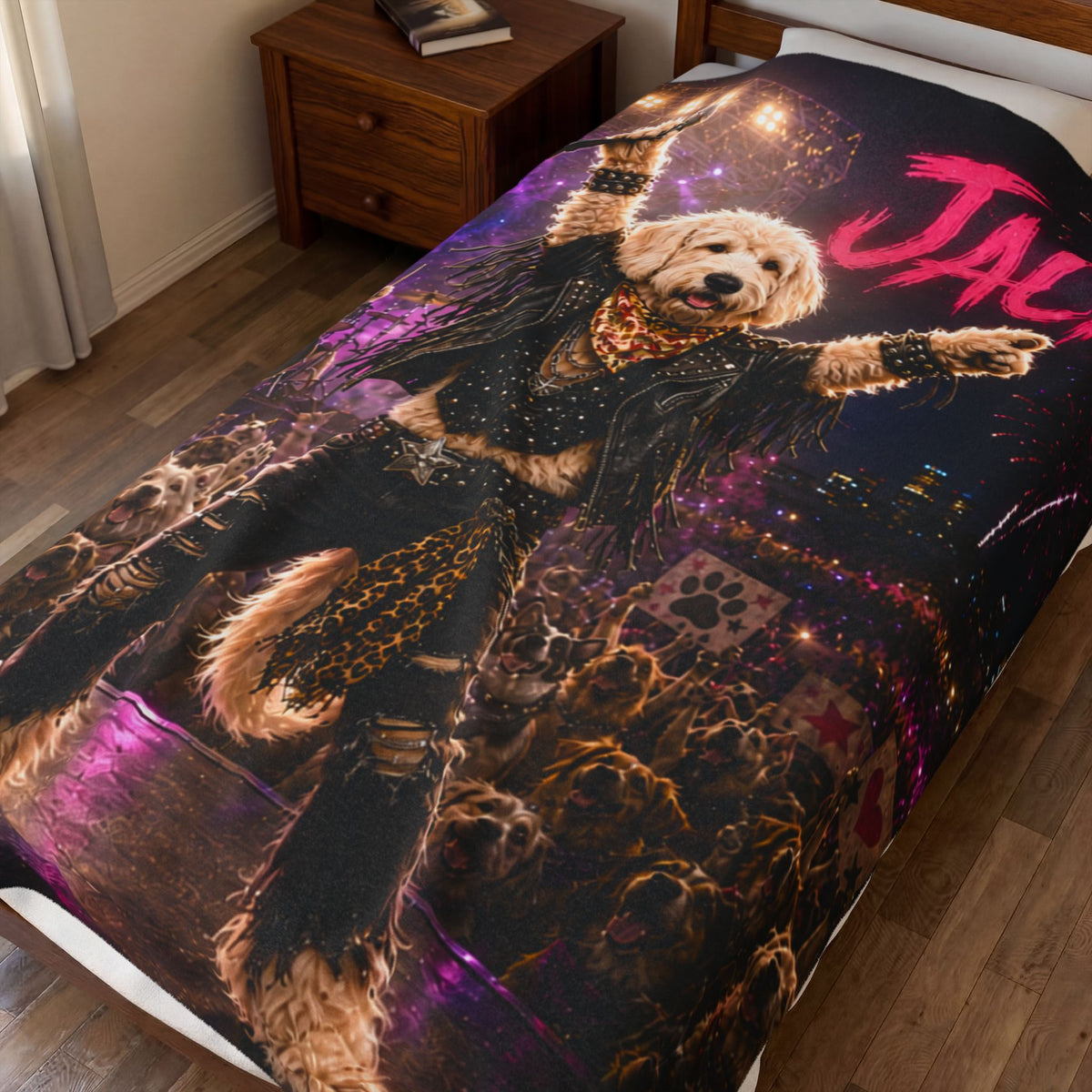 Rockstar Custom Pet Blanket