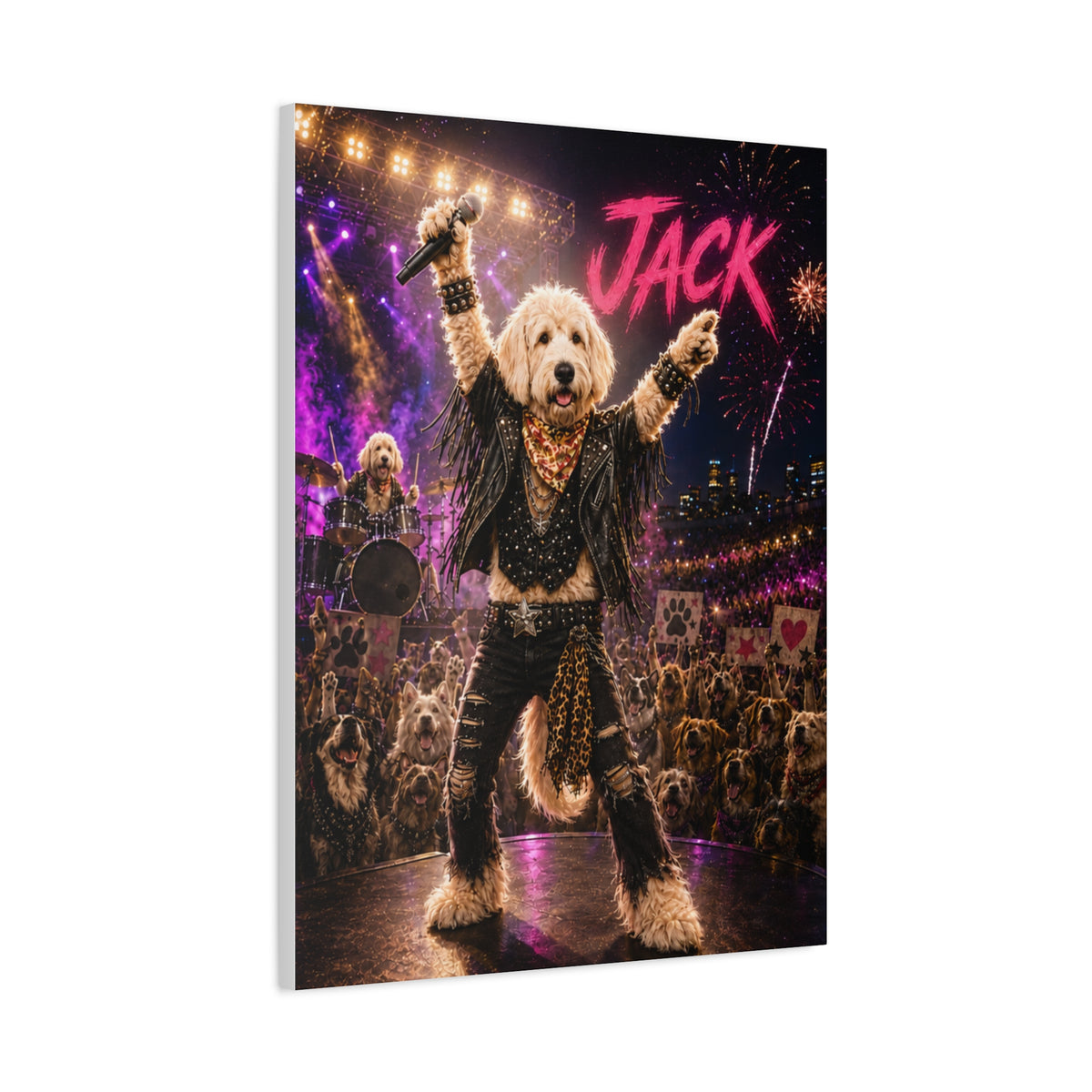 Rockstar Custom Pet Canvas