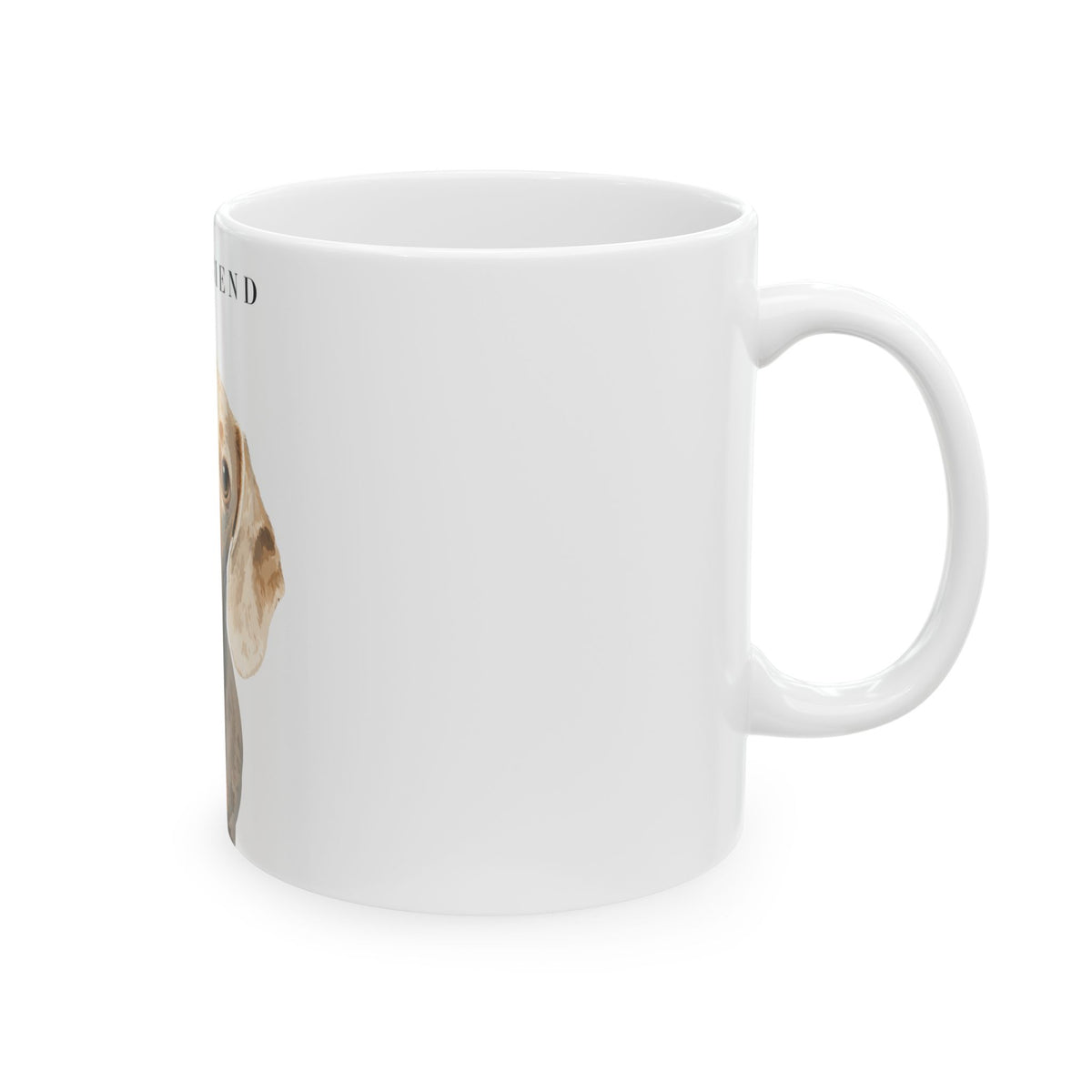Modern Portrait Custom Pet Mug