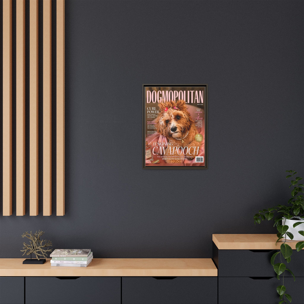 Dogmopolitan Custom Pet Framed Canvas