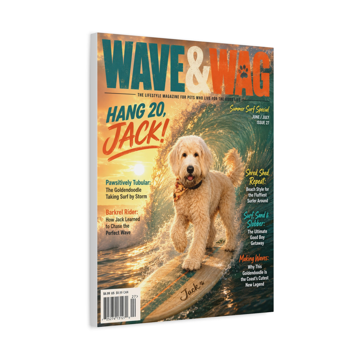 Wave & Wag Custom Pet Canvas