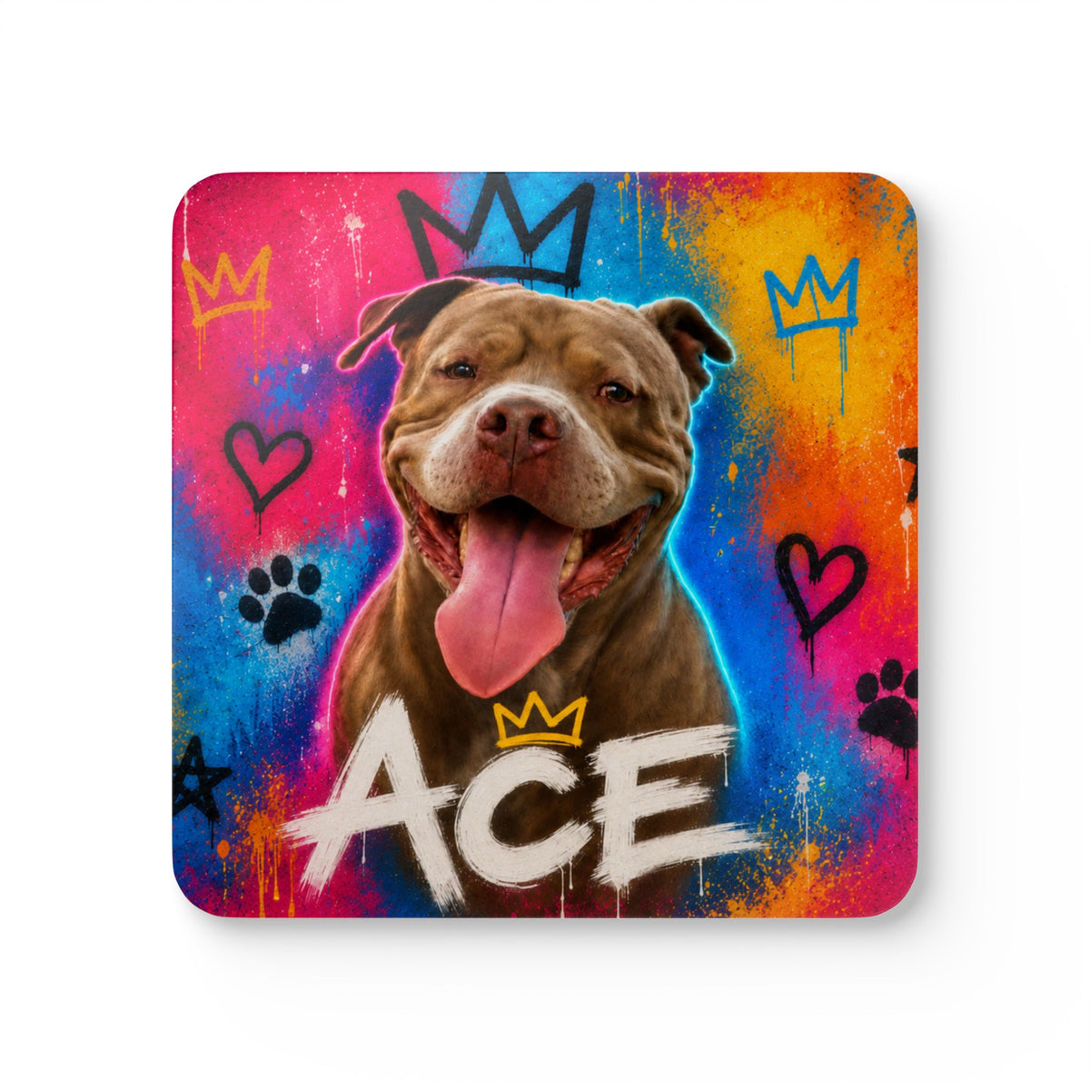 Street Art Custom Pet Coasters