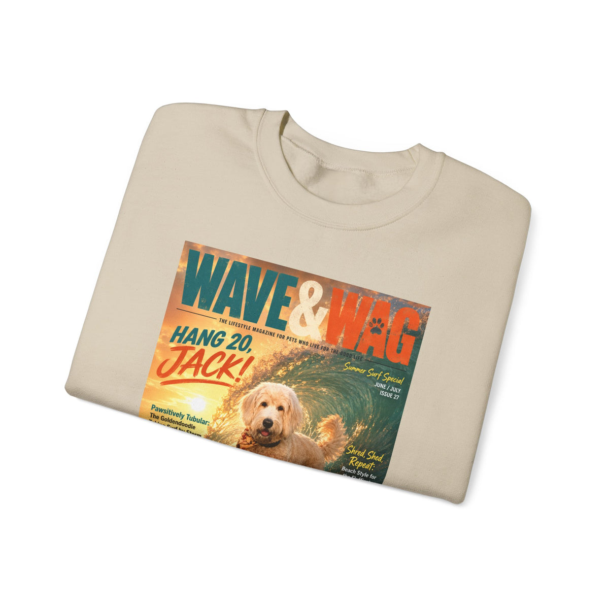 Wave & Wag Custom Pet Crewneck