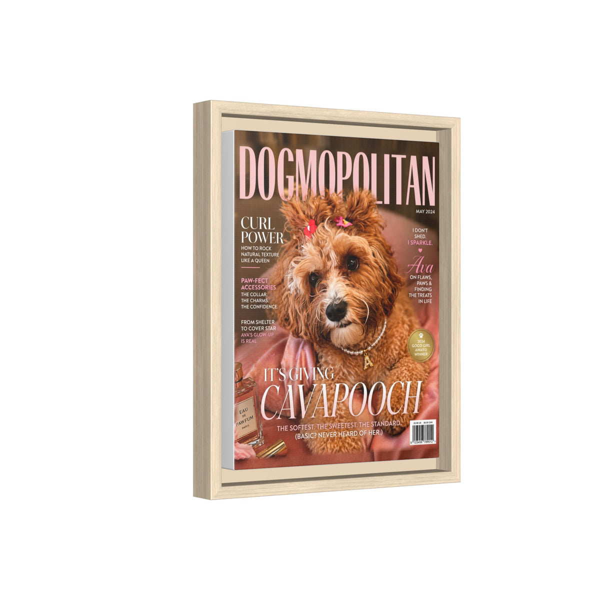 Dogmopolitan Custom Pet Framed Canvas