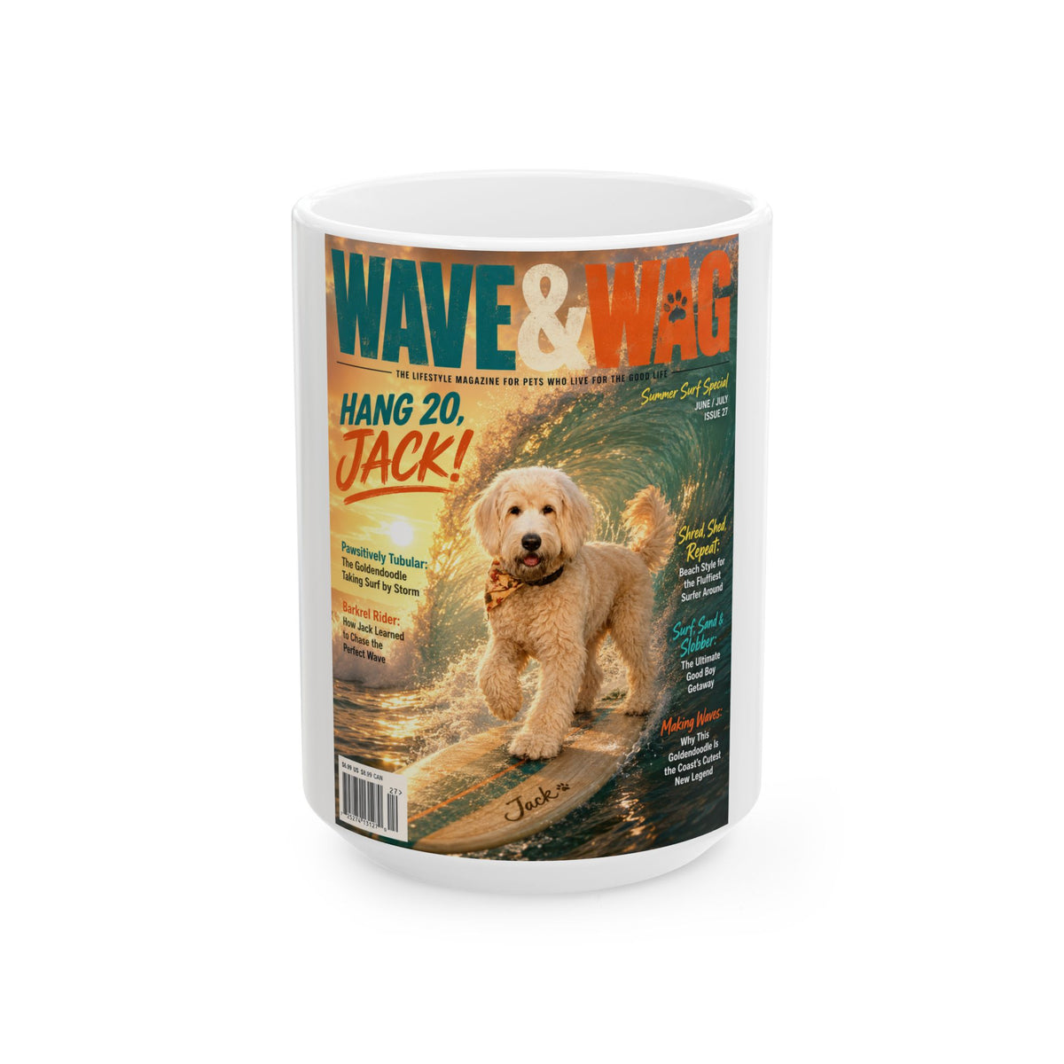 Wave & Wag Custom Pet Mug