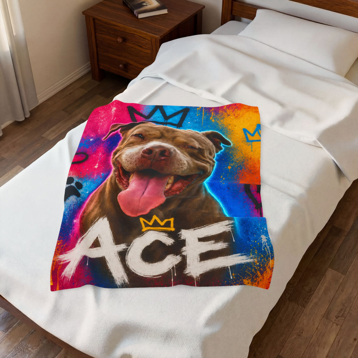 Street Art Custom Pet Blanket
