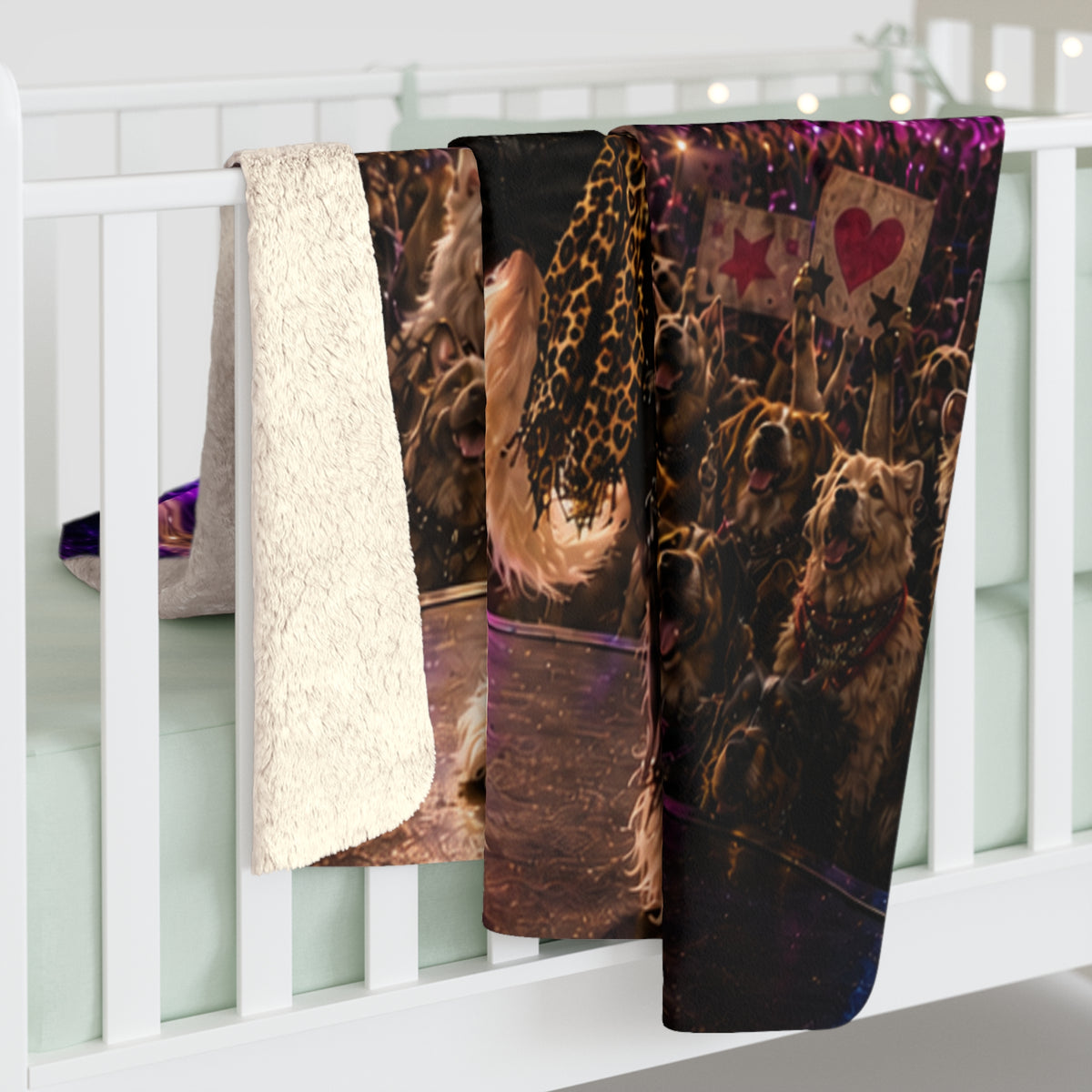 Rockstar Custom Pet Sherpa Blanket
