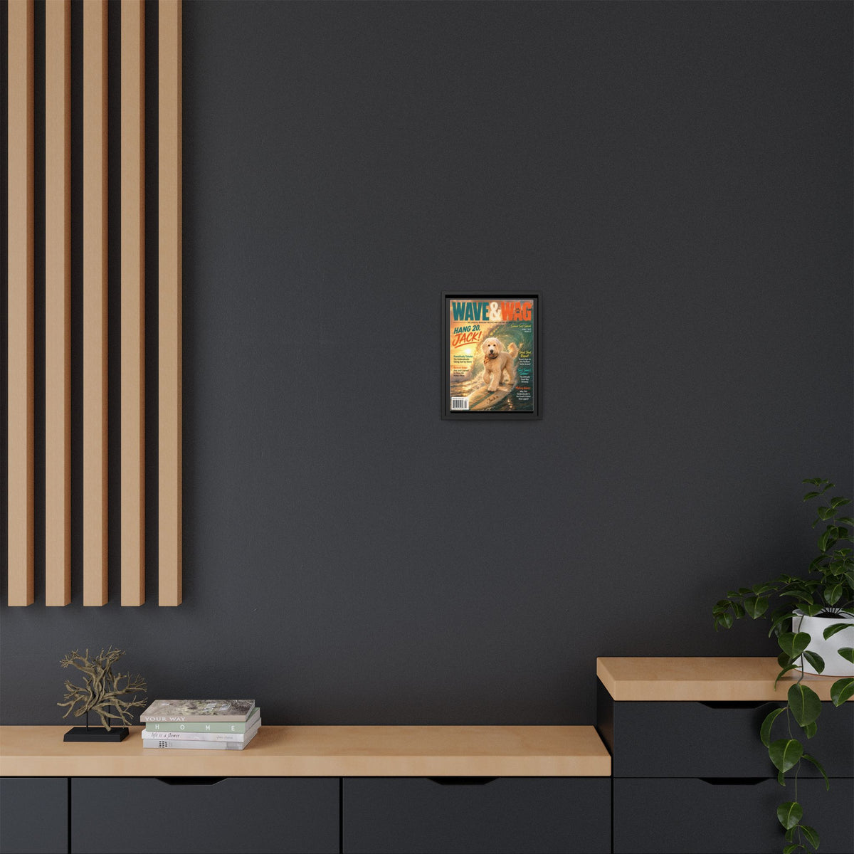 Wave & Wag Custom Pet Framed Canvas