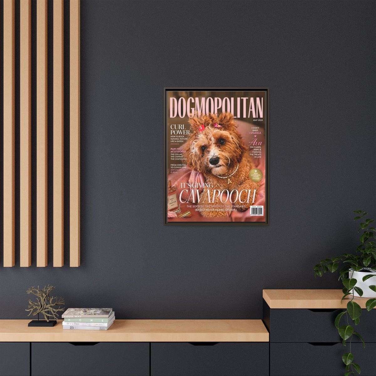 Dogmopolitan Custom Pet Framed Canvas