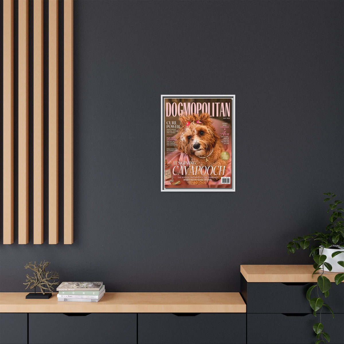 Dogmopolitan Custom Pet Framed Canvas