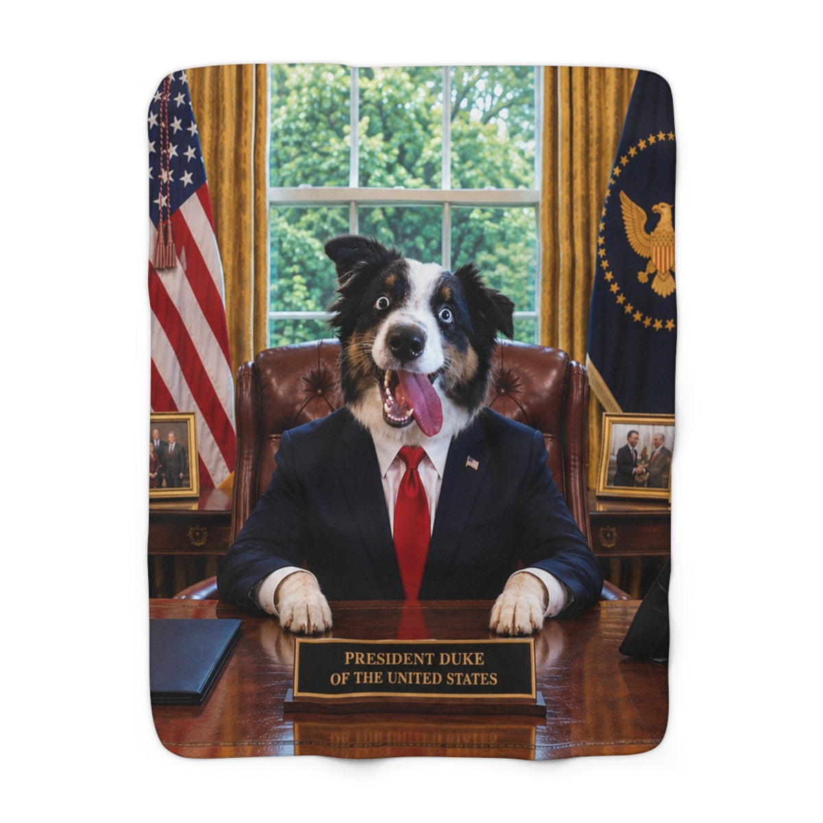President Custom Pet Sherpa Blanket