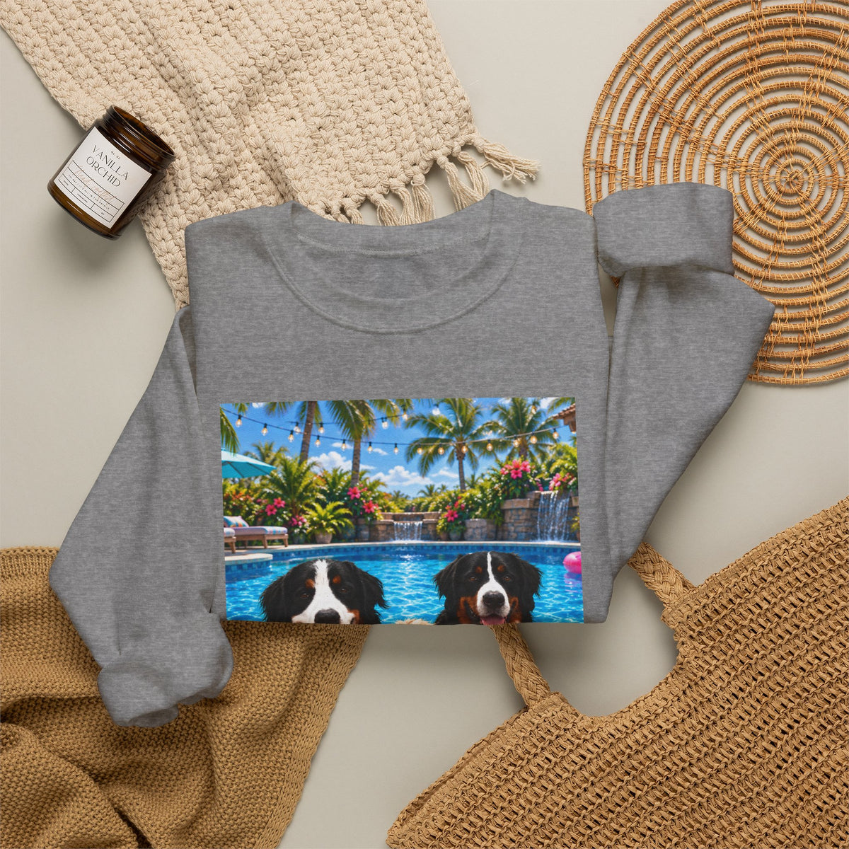 Pool Pawty Custom Pet Crewneck