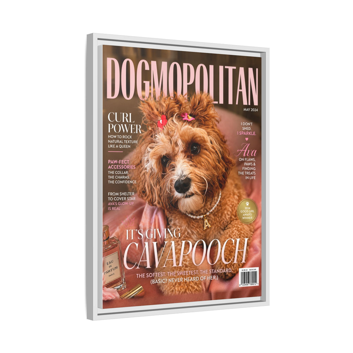 Dogmopolitan Custom Pet Framed Canvas