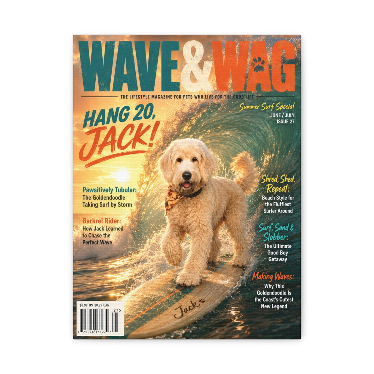 Wave & Wag Custom Pet Canvas