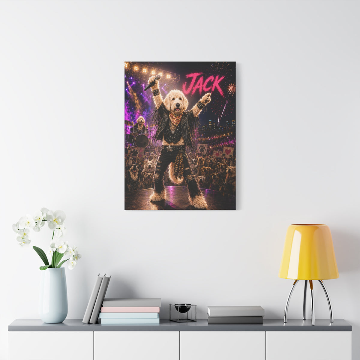 Rockstar Custom Pet Canvas