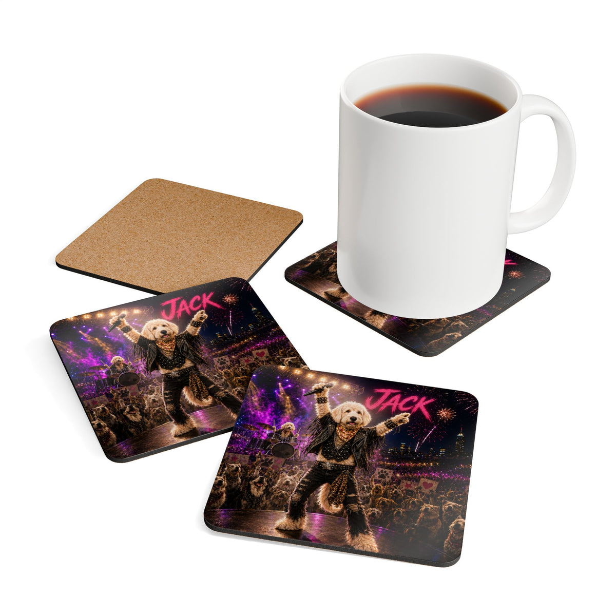 Rockstar Custom Pet Coasters