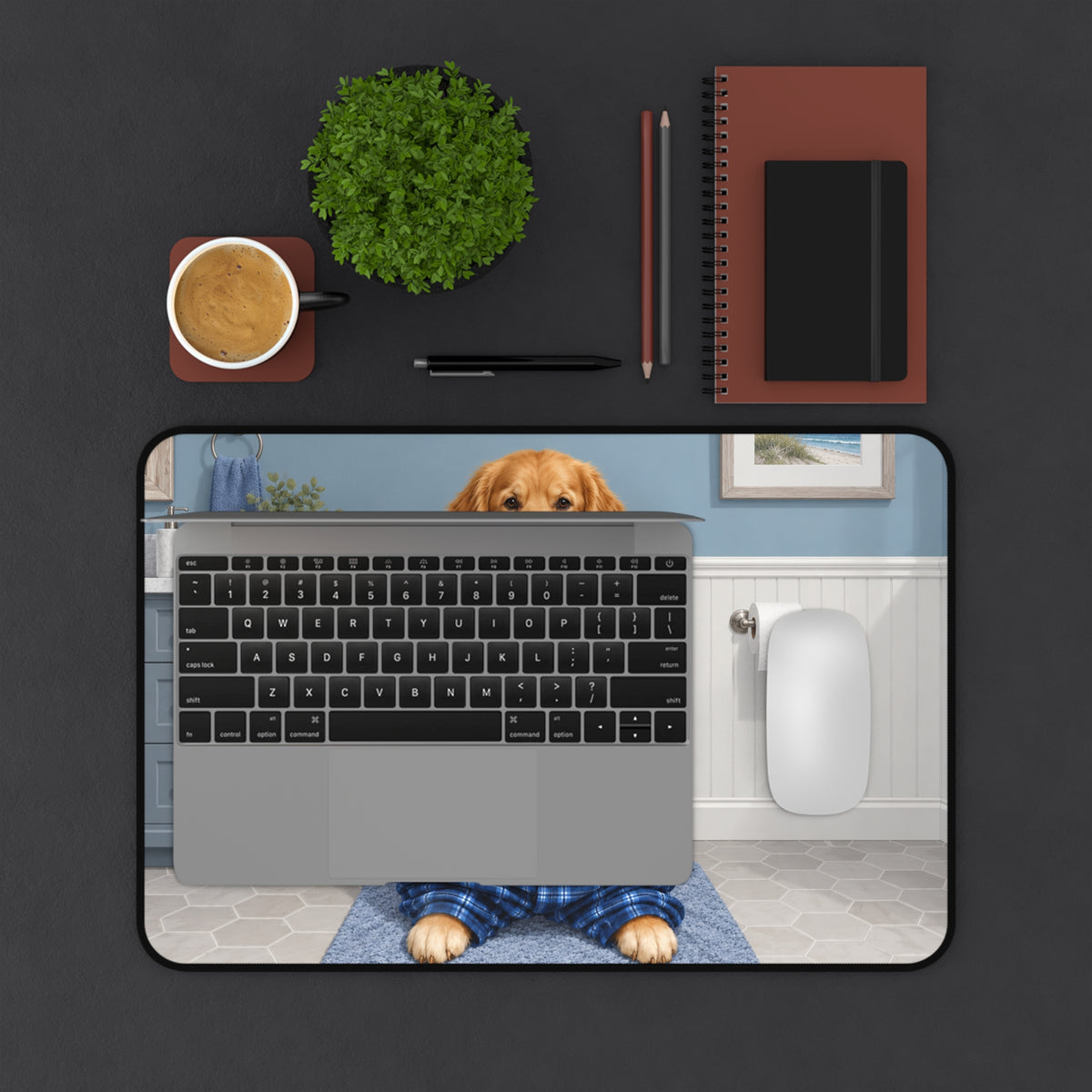 Sit & Scroll Custom Pet Desk Mat