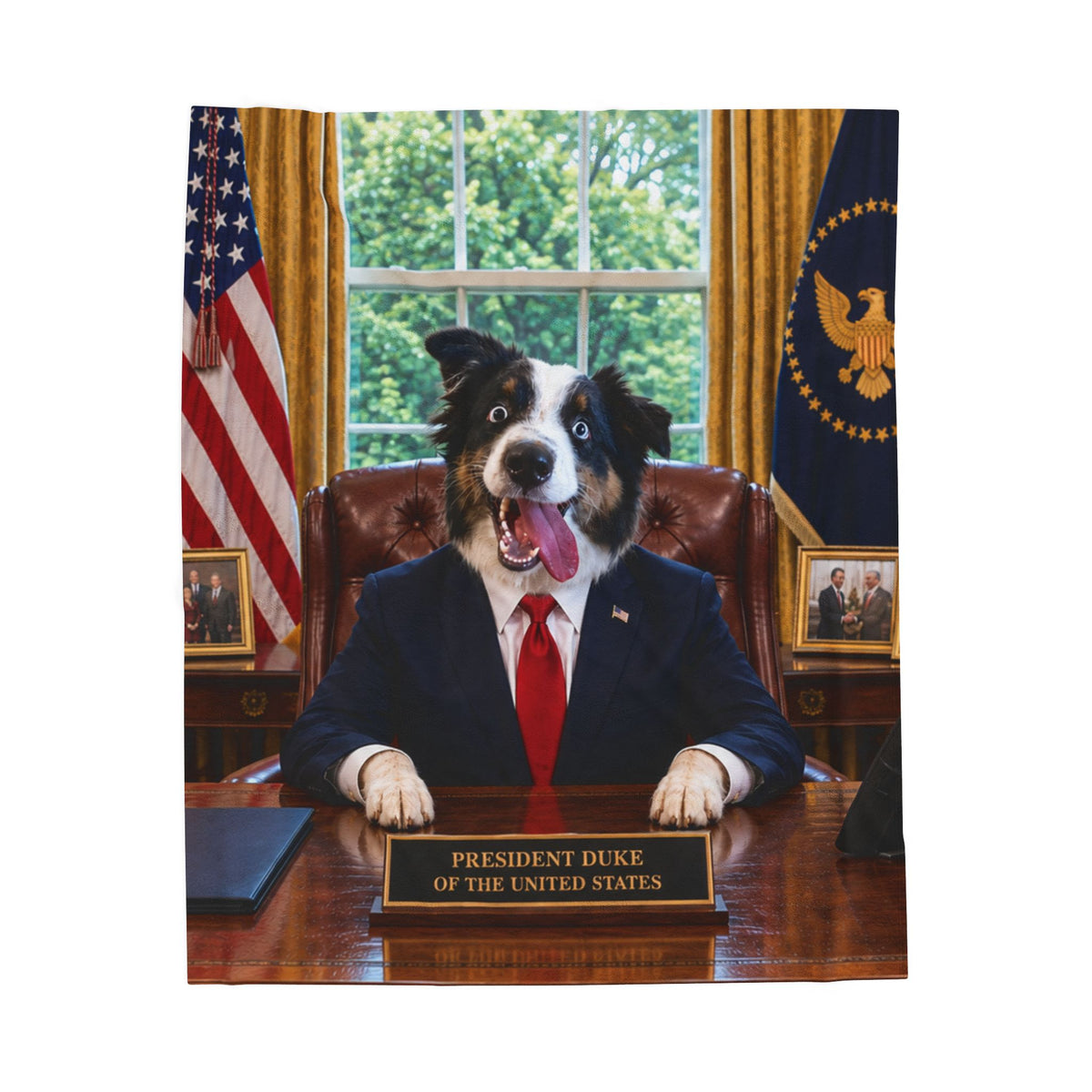 President Custom Pet Blanket