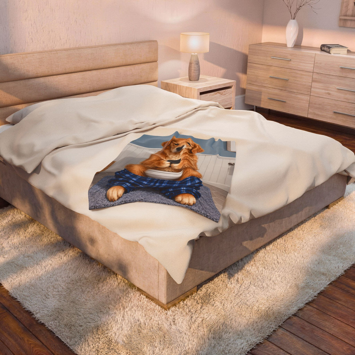 Sit & Scroll Custom Pet Blanket