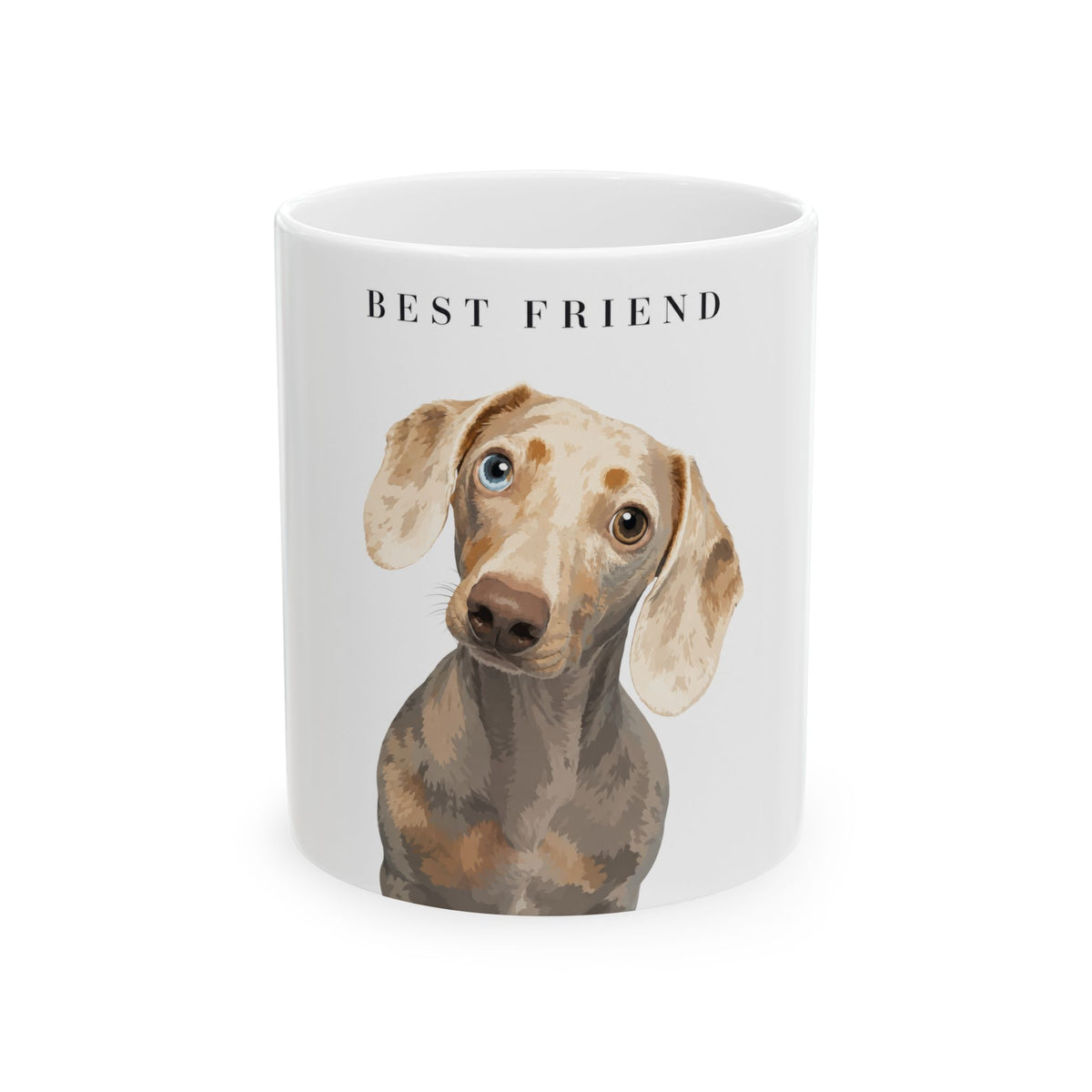 Modern Portrait Custom Pet Mug