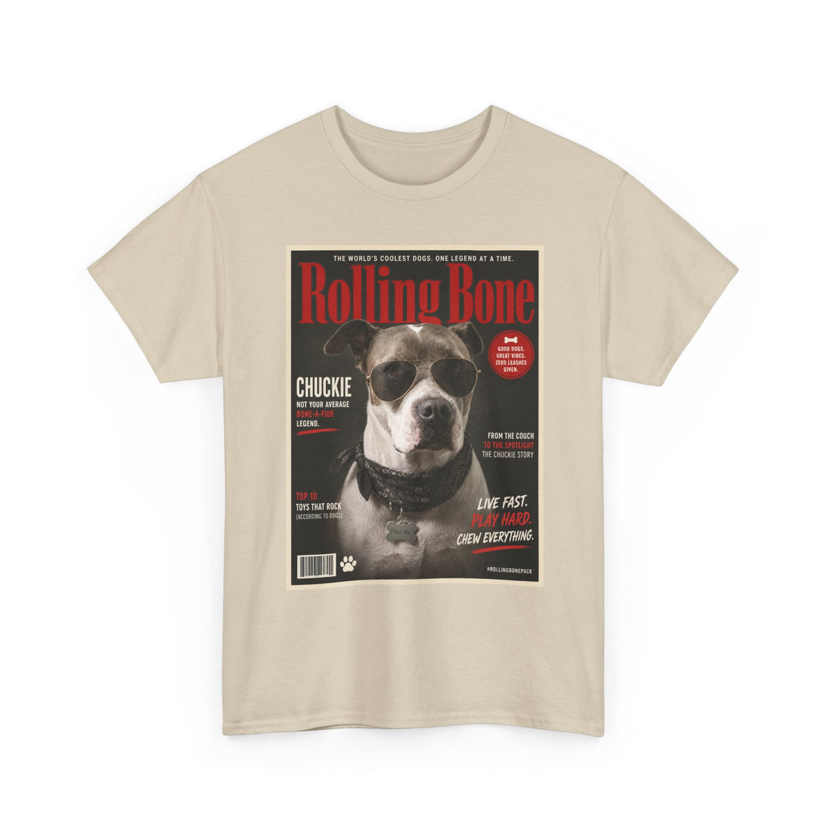Rolling Bone Magazine Custom Pet Tee