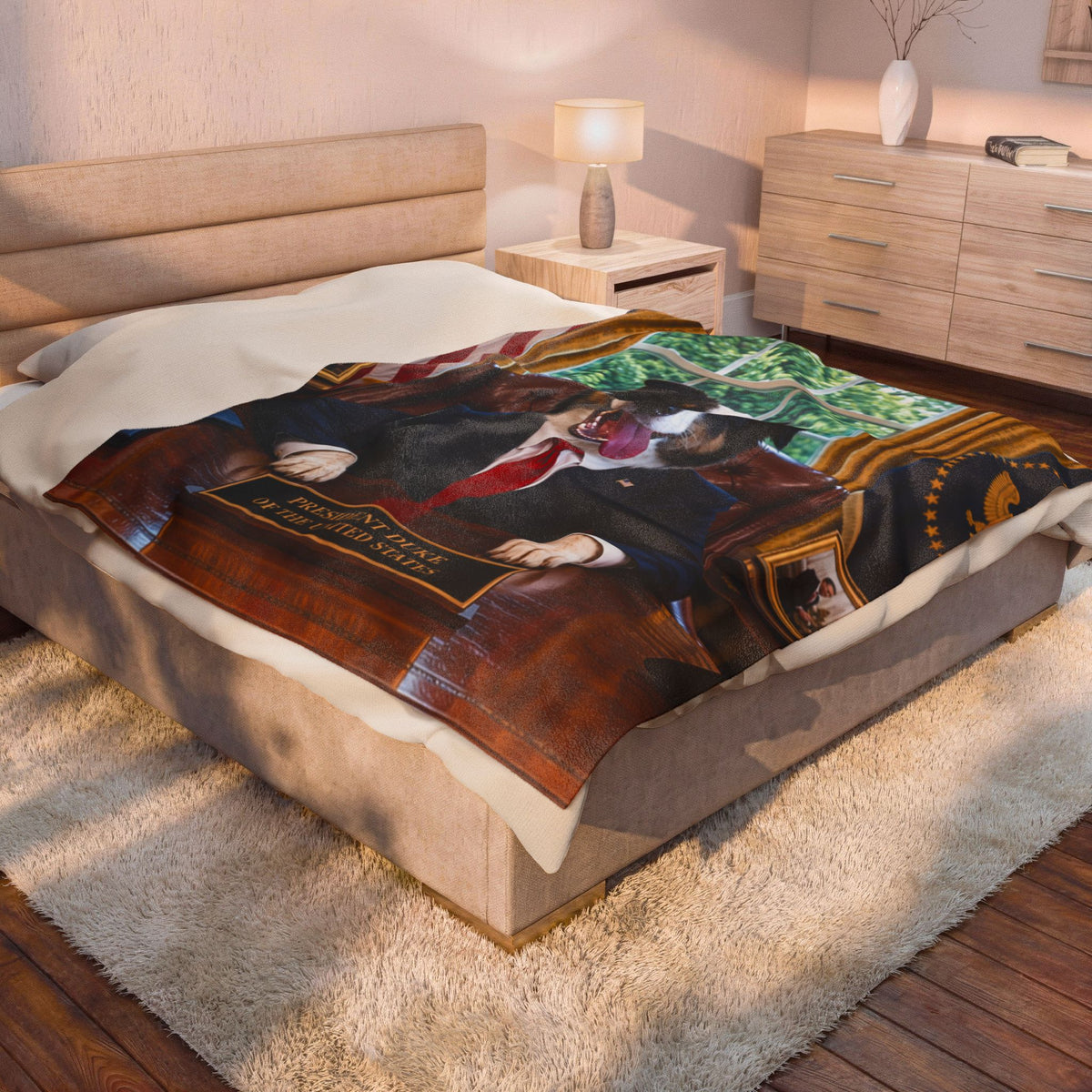 President Custom Pet Blanket