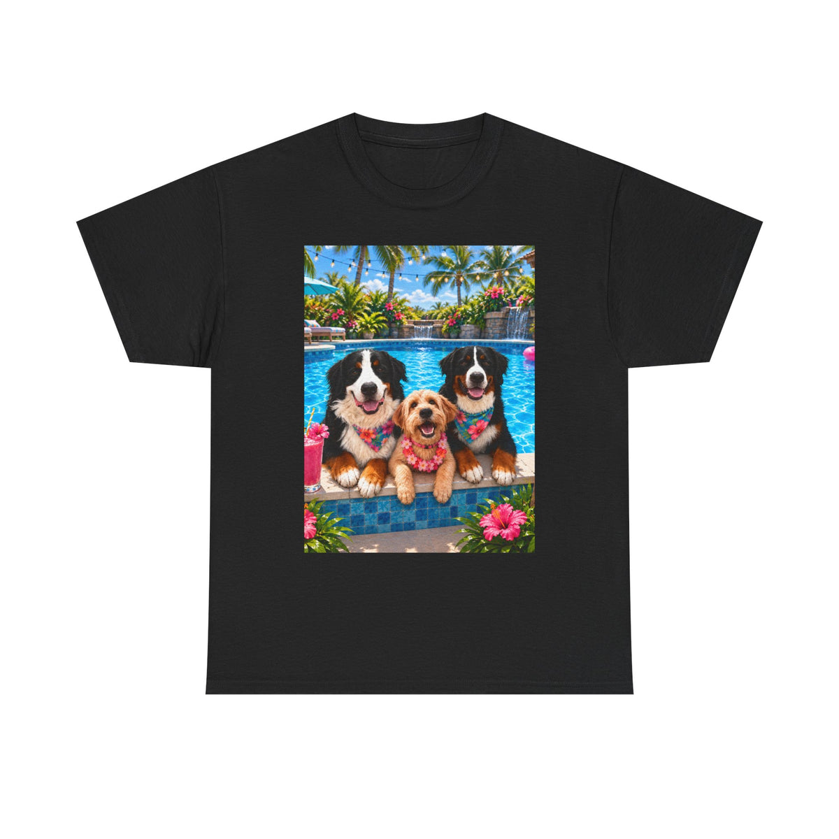 Pool Pawty Custom Pet Tee