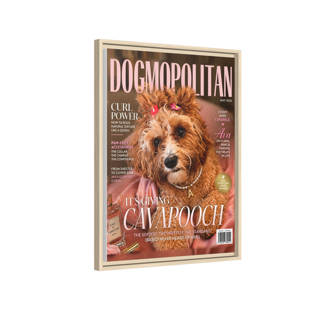 Dogmopolitan Custom Pet Framed Canvas