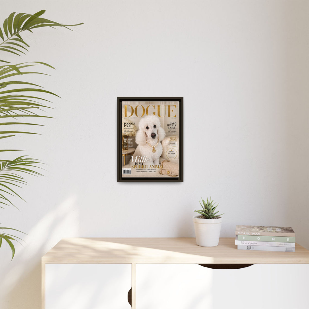 Dogue Custom Pet Framed Canvas