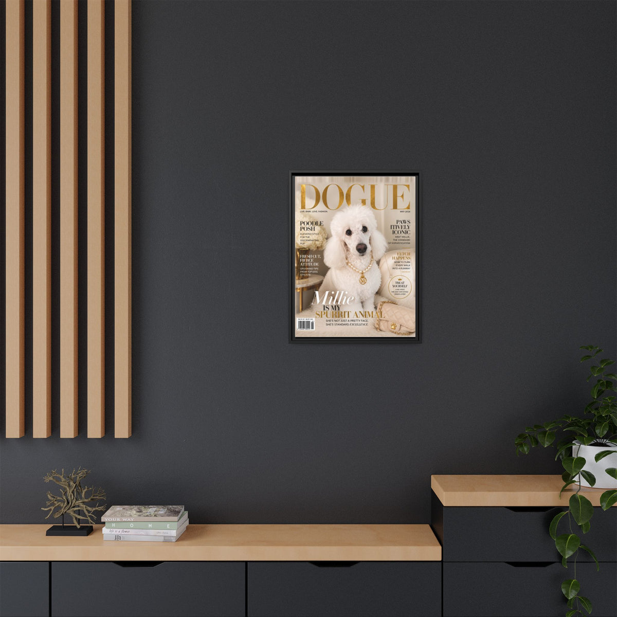 Dogue Custom Pet Framed Canvas