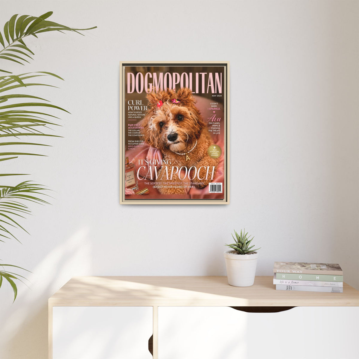 Dogmopolitan Custom Pet Framed Canvas