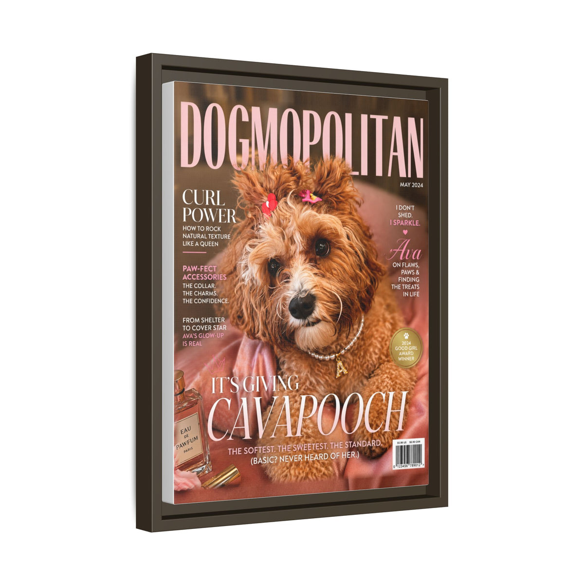 Dogmopolitan Custom Pet Framed Canvas