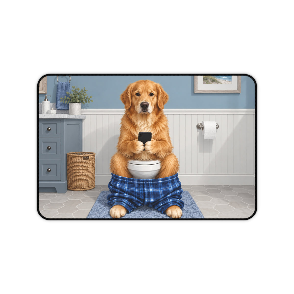 Sit & Scroll Custom Pet Desk Mat