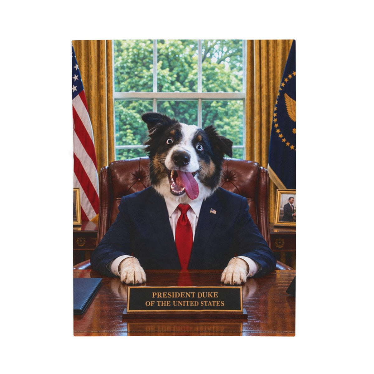 President Custom Pet Blanket