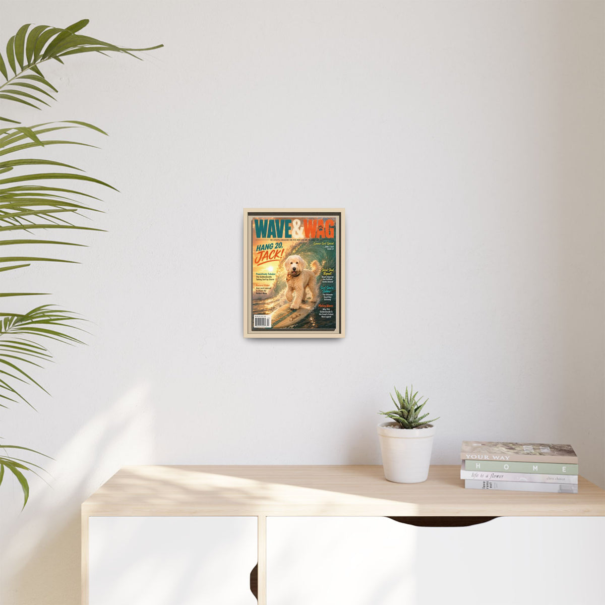 Wave & Wag Custom Pet Framed Canvas