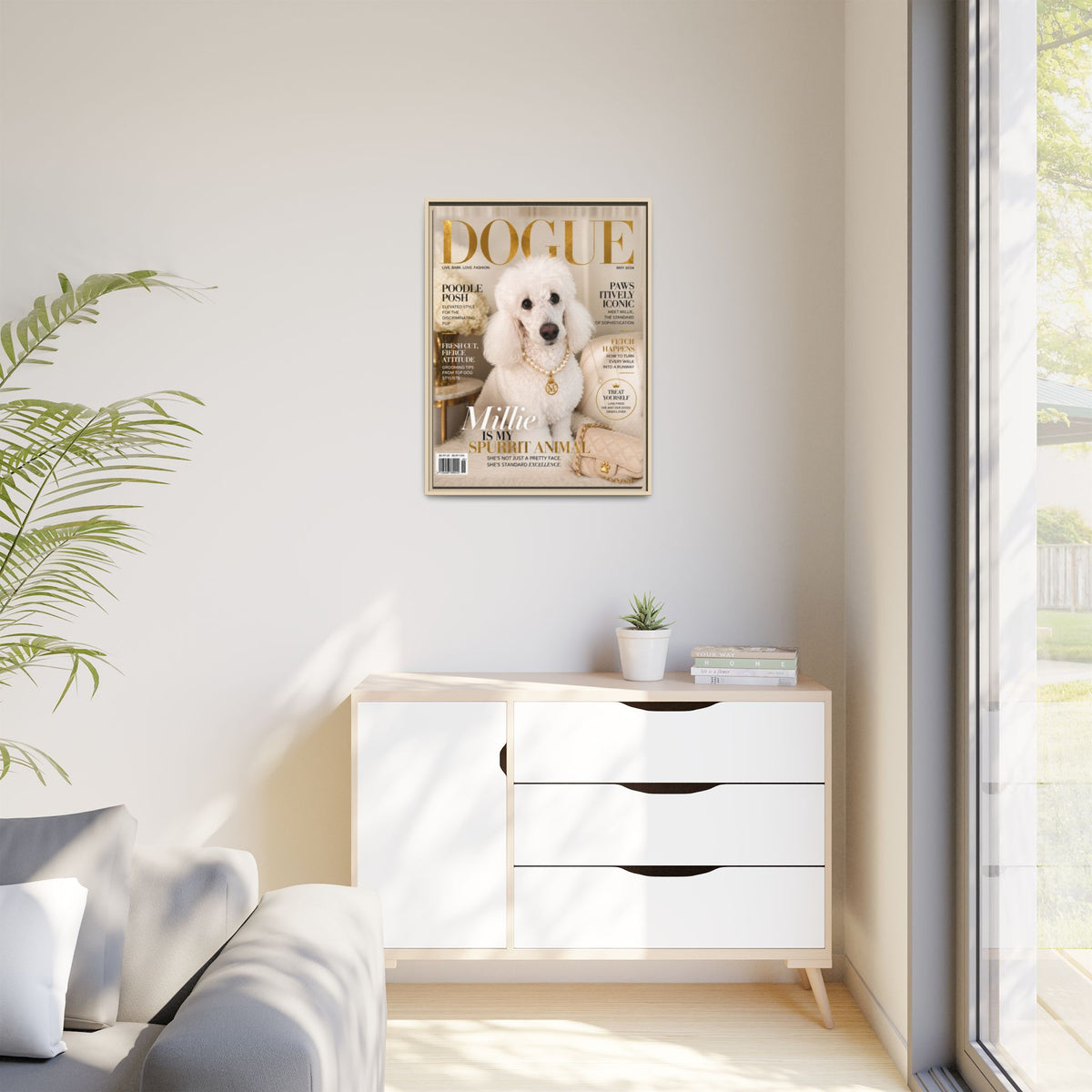 Dogue Custom Pet Framed Canvas