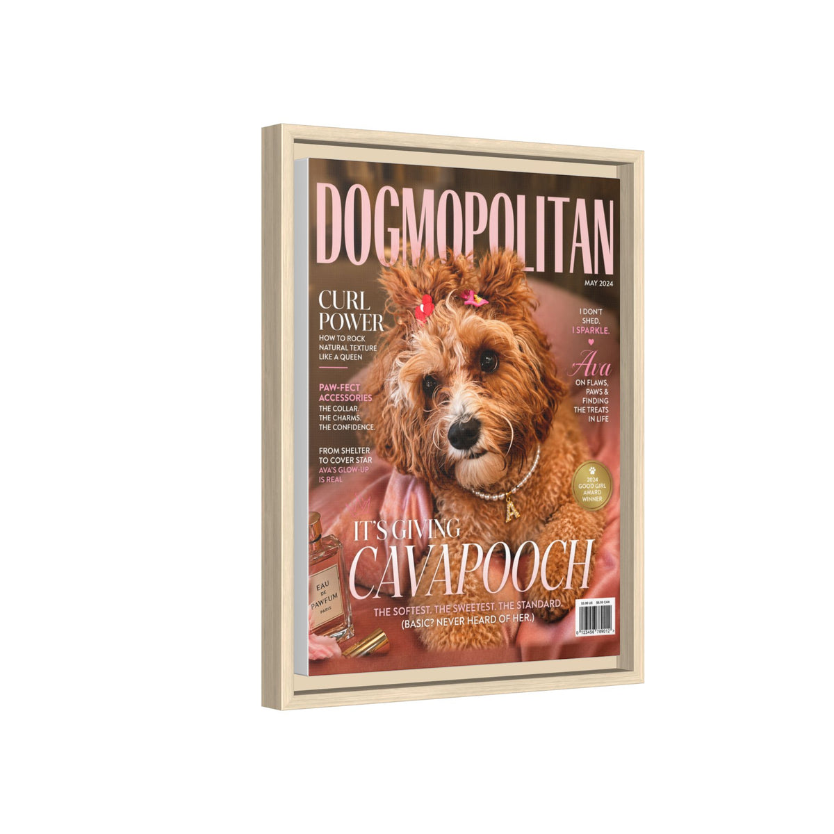 Dogmopolitan Custom Pet Framed Canvas