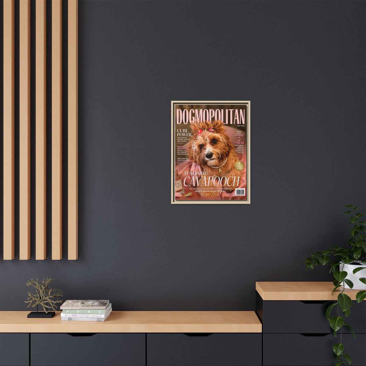 Dogmopolitan Custom Pet Framed Canvas