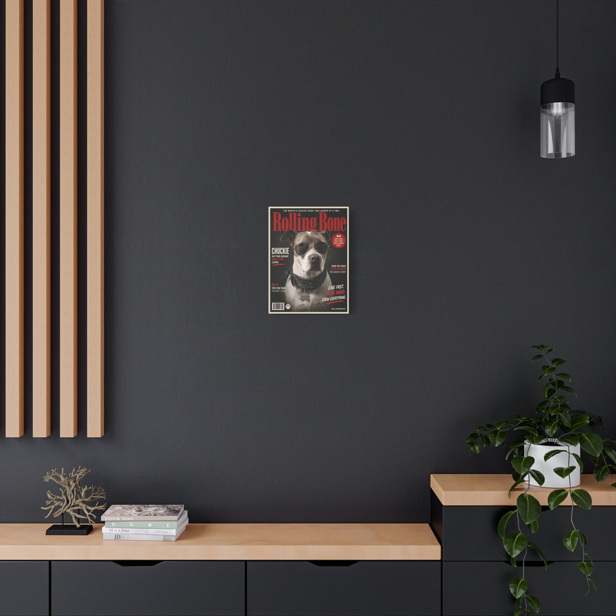 Rolling Bone Magazine Custom Pet Canvas