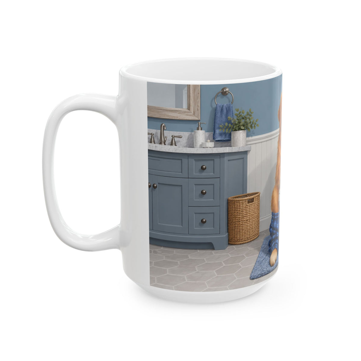 Sit & Scroll Custom Pet Mug
