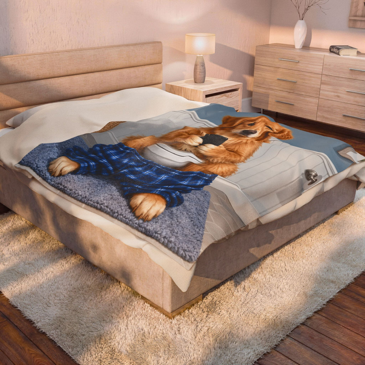 Sit & Scroll Custom Pet Blanket