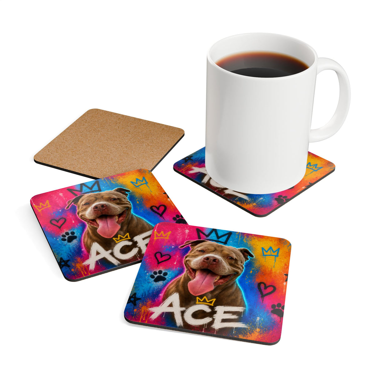 Street Art Custom Pet Coasters