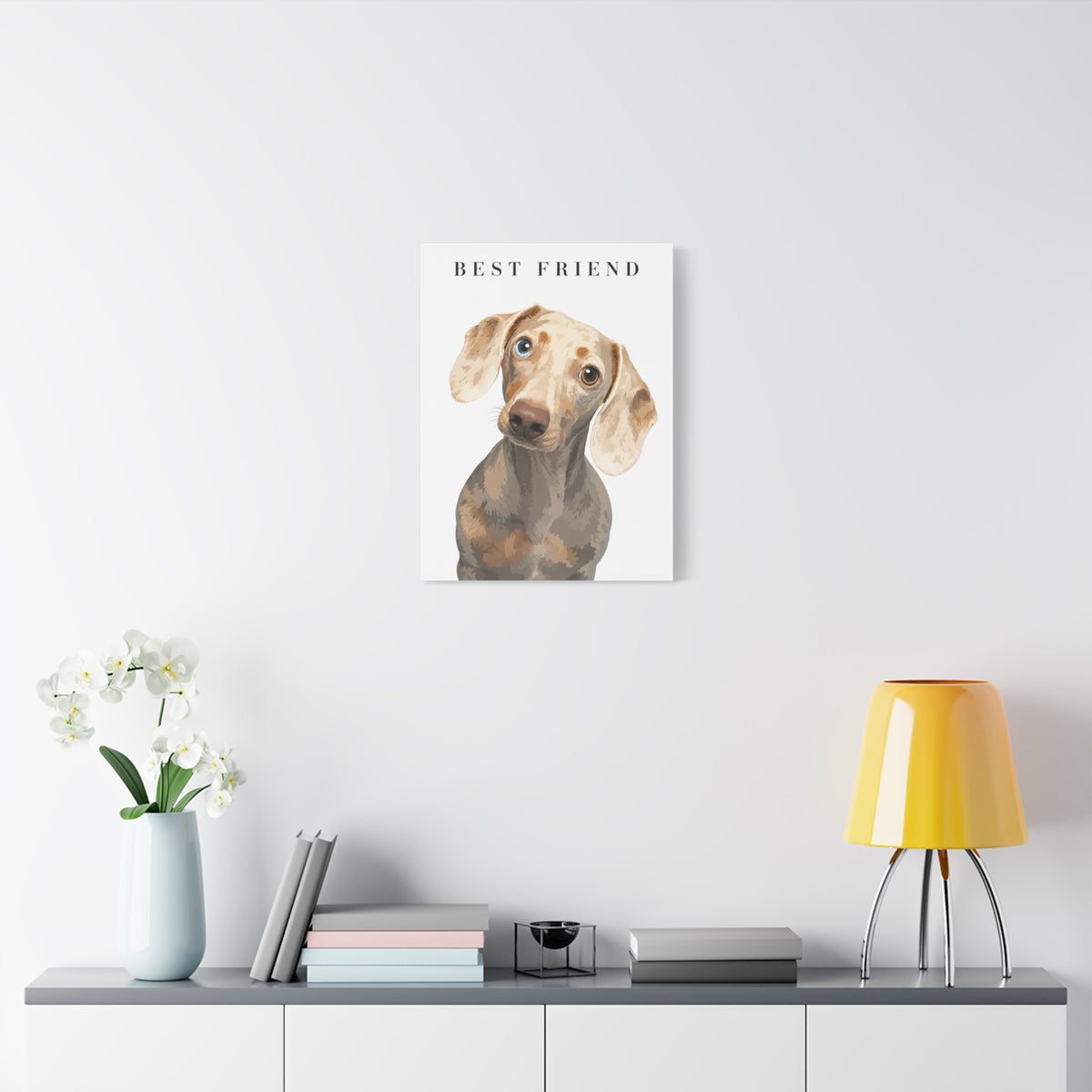 Modern Portrait Custom Pet Canvas