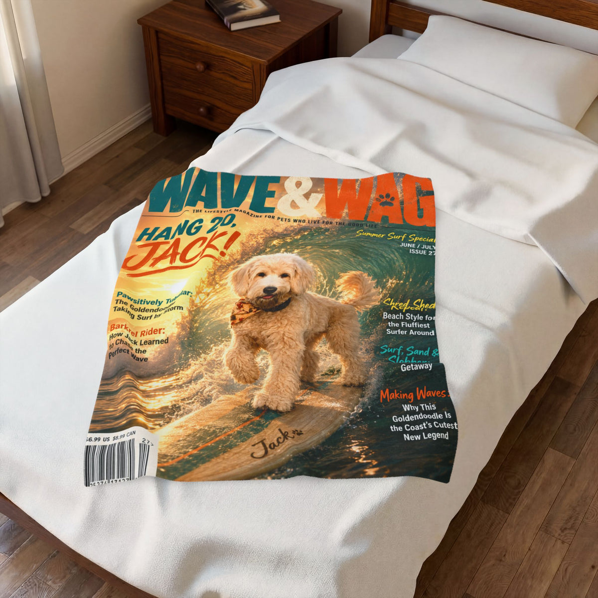 Wave & Wag Custom Pet Blanket